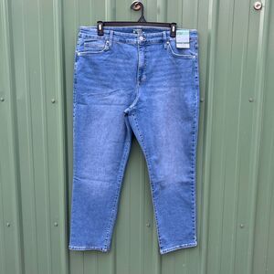 Women's Straight Denim High Rise Jeans Pants Size 18W